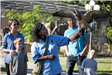 Zoo Keeper and a Hawk